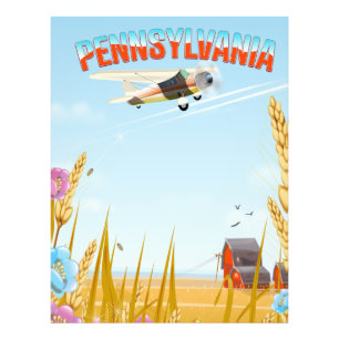 Pennsylvania Reiseplakat Fotodruck