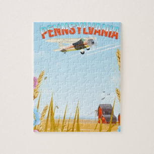 Pennsylvania Reiseplakat Puzzle