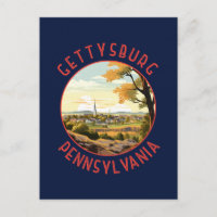 Pennsylvania Retro Distressed Circle