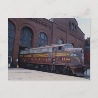 Pennsylvania RR, EMD E-8, restauriert in Reading,  Postkarte