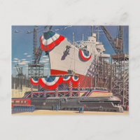 Pennsylvania RR Postcard der 1940er Jahre