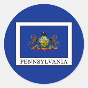 Pennsylvania Runder Aufkleber
