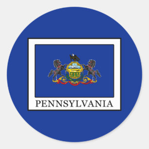 Pennsylvania Runder Aufkleber