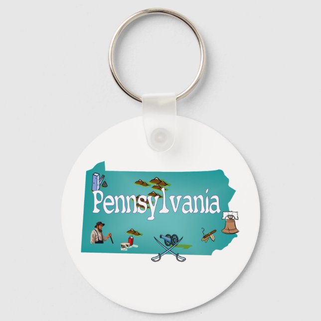 Pennsylvania Schlüsselanhänger (Vorderseite)