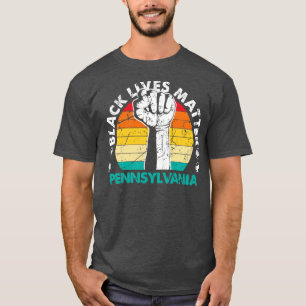 Pennsylvania - Schwarzpolitischer Protest T-Shirt