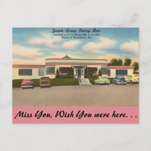 Pennsylvania, Seven Acres Dairy-Bar Postkarte
