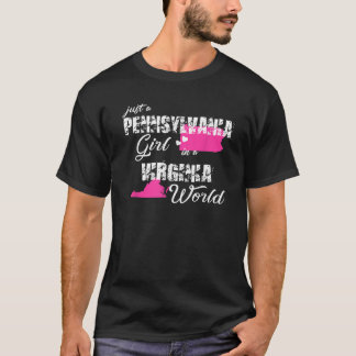 Pennsylvania Shirts Nur ein Pennsylvania-Mädchen i