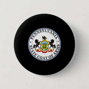 Pennsylvania-Siegel, amerikanisches Staats-Siegel Button