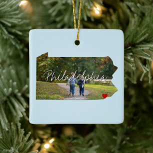Pennsylvania Staat Foto Keramikornament