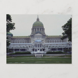 Pennsylvania Staat Hauptstadt Gebäude, Harrisburg, Postkarte