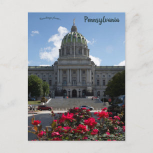 Pennsylvania Staat Hauptstadt Harrisburg Pennsylva Postkarte