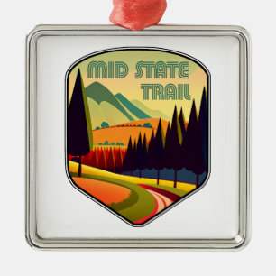 Pennsylvania Staat-Pfad Ornament Aus Metall