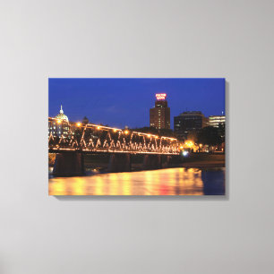 Pennsylvania Staat Walnut Street Bridge Leinwanddruck
