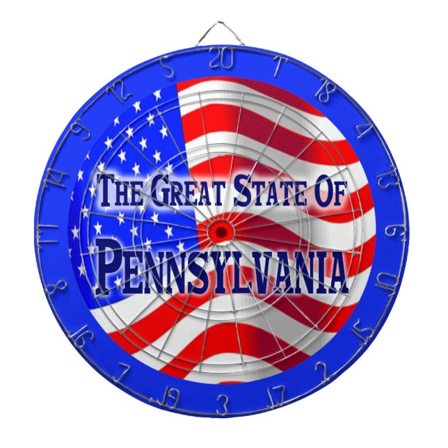 Pennsylvania-StaatDartboard Dartscheibe (vorne)
