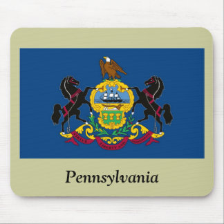 Pennsylvania-Staats-Flagge Mousepad