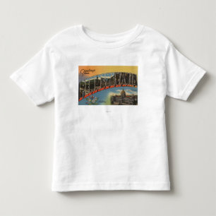 Pennsylvania (Staats-Hauptstadt/Blume) Kleinkind T-shirt