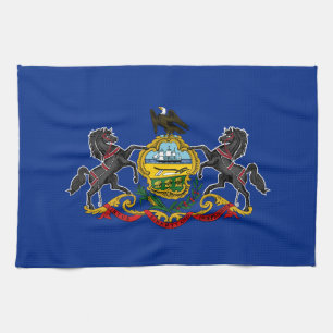 Pennsylvania Staatsflagge Geschirrtuch
