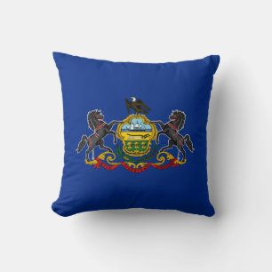 Pennsylvania Staatsflagge Kissen