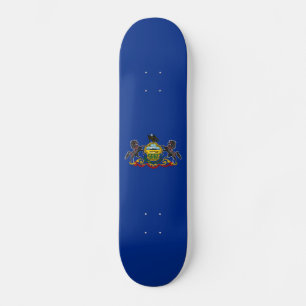 Pennsylvania Staatsflagge Skateboard