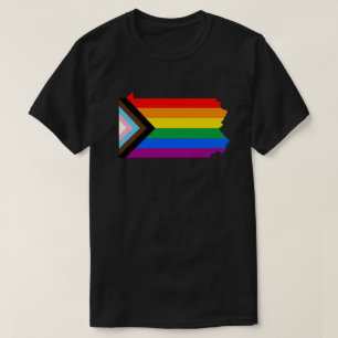 Pennsylvania State Pride LGBTQ Progress Pride T-Shirt