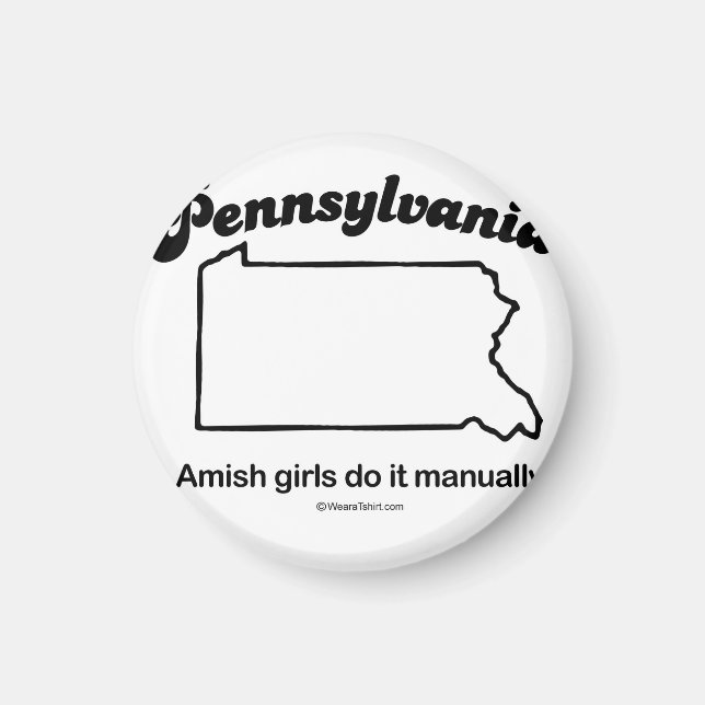 PENNSYLVANIA - T - Shirt "PENNSYLVANIA STAAT MOTTO Magnet (Vorne)