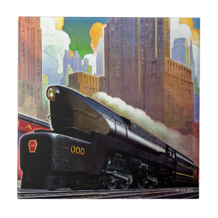 Pennsylvania Train von unbekannt Fliese