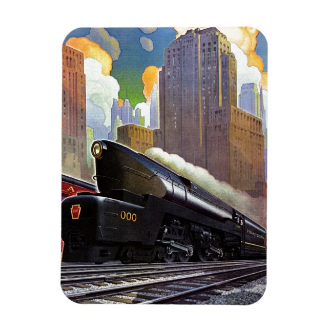 Pennsylvania Train von unbekannt Magnet (Vertikal)
