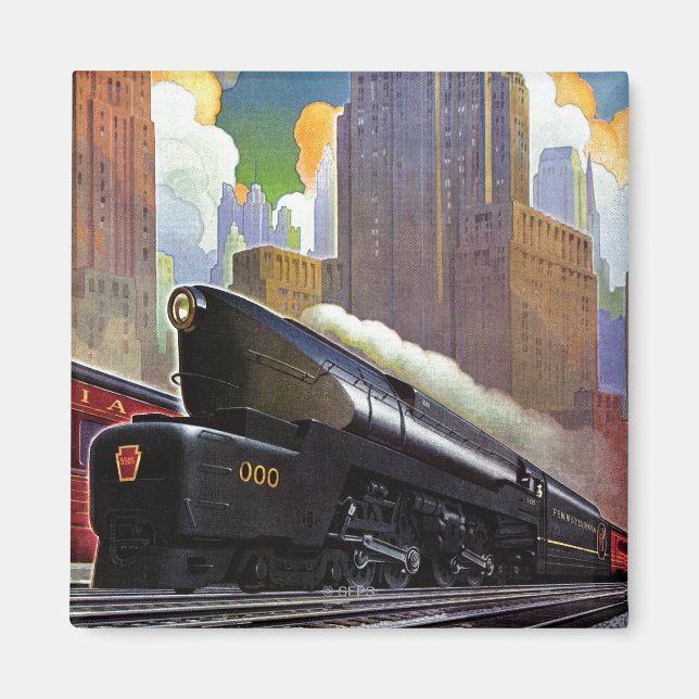 Pennsylvania Train von unbekannt Magnet (Vorne)