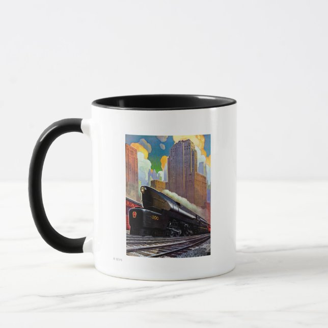 Pennsylvania Train von unbekannt Tasse (Links)