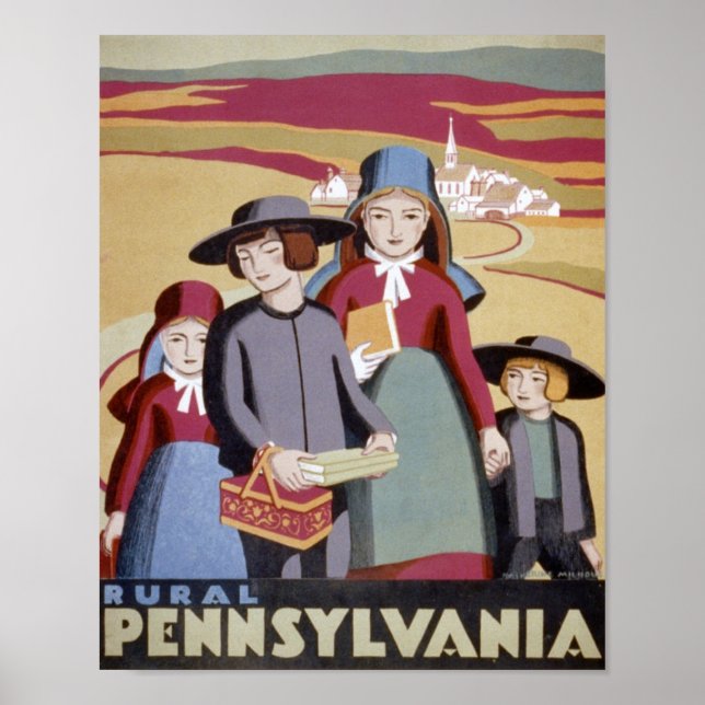 Pennsylvania Travel Poster (Vorne)