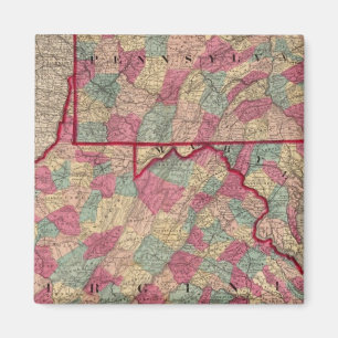 Pennsylvania und Virginia Magnet