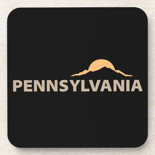 Pennsylvania, USA Getränkeuntersetzer (Vorderseite)