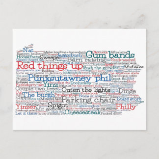 Pennsylvania USA Slang Word Karte