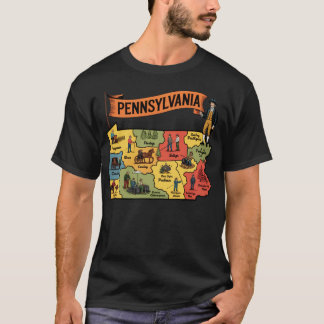 Pennsylvania - Vintager Tourismus T-Shirt