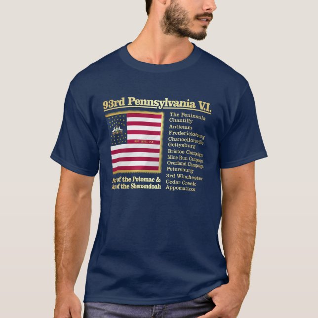 Pennsylvania Volunteer Infantry (BH) T-Shirt (Vorderseite)