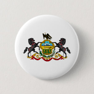 Pennsylvania-Wappen Button