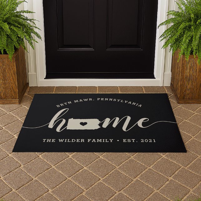 Pennsylvania Zuhause Staat Personalisiert Fußmatte (Von Creator hochgeladen)
