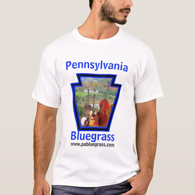 Pennsylvaniabluegrass-Logo-Shirt T-Shirt (Vorderseite)
