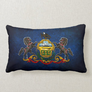 Pennsylvanian-Flagge Lendenkissen