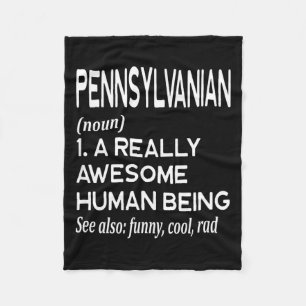 Pennsylvanian Pennsylvania Pa Philly Philadelphia Fleecedecke