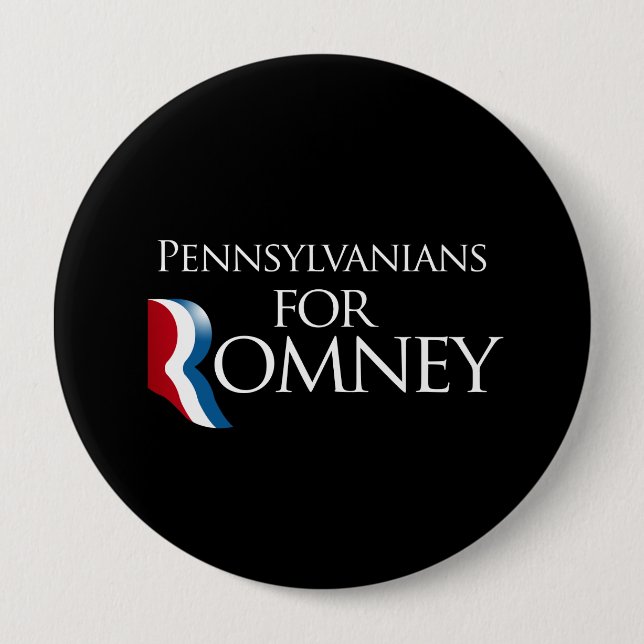 Pennsylvanians für Romney - .png Button (Vorderseite)