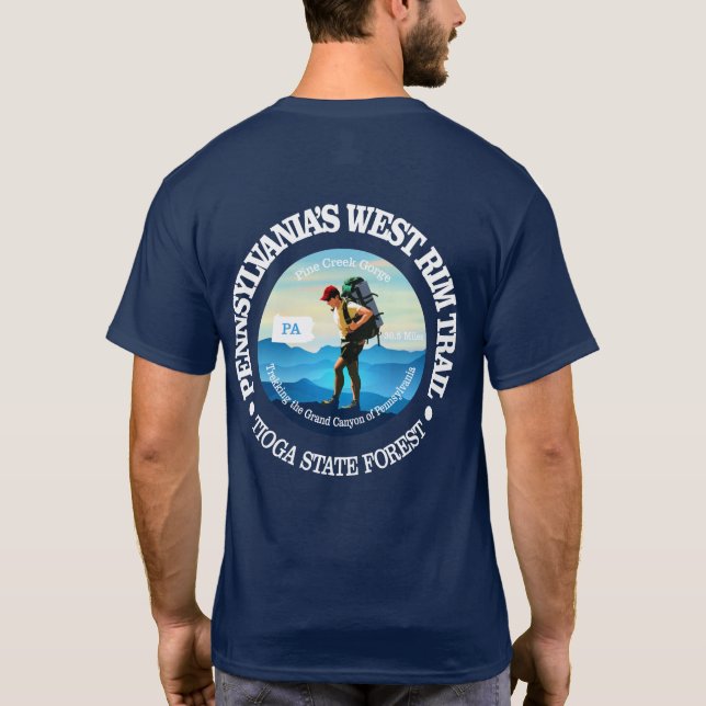 Pennsylvanias Westbahnhof T-Shirt (Rückseite)