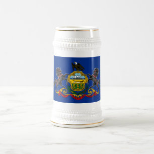 PENNSYLVANIENFLAGE BIERGLAS