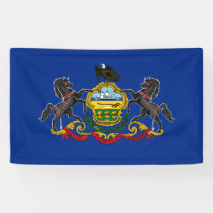 Pennsylvanische Flagge Banner