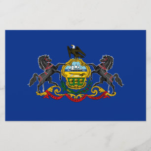 Pennsylvanische Flagge Briefpapier