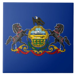 Pennsylvanische Flagge Fliese