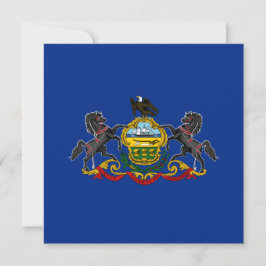 Pennsylvanische Flagge Karte