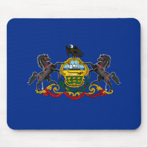Pennsylvanische Flagge Mousepad