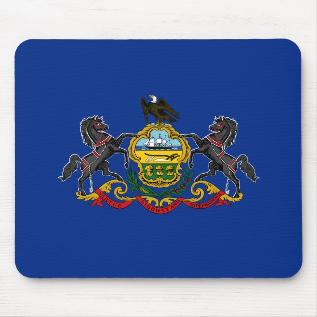 Pennsylvanische Flagge Mousepad (Vorne)