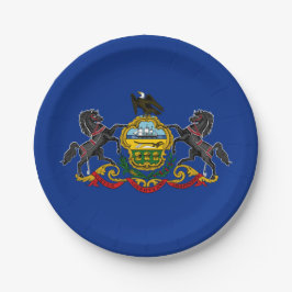 Pennsylvanische Flagge Pappteller